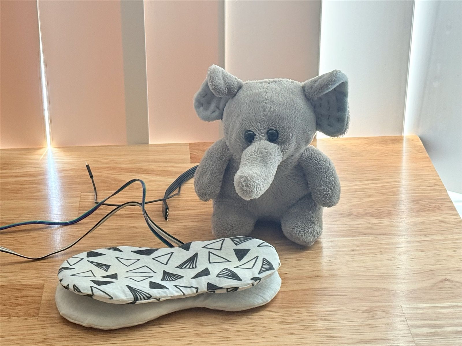 Squishable musical toy prototype with conductive materials and Arduino sensing